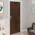 Self-adhesive Door Films 4 pcs Dark Oak 210x90 cm PVC