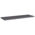 Bookshelf Boards 8 pcs High Gloss Grey 60x20x1.5 cm Engineered Wood