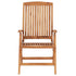 Garden Chairs 2 pcs with Taupe Cushions Solid Teak Wood