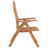 Garden Chairs 2 pcs with Taupe Cushions Solid Teak Wood