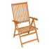 Garden Chairs 2 pcs with Taupe Cushions Solid Teak Wood