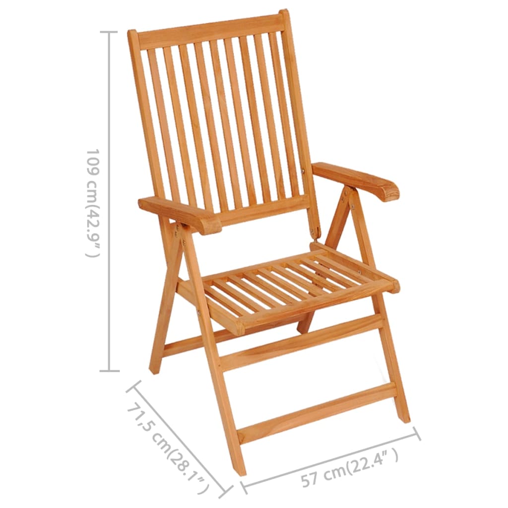 Garden Chairs 2 pcs with Taupe Cushions Solid Teak Wood