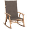 Rocking Chair with cushion Bamboo