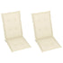 Garden Reclining Chairs 2 pcs with Cushions Solid Acacia Wood