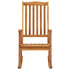 Rocking Chair with Cushions Solid Acacia Wood