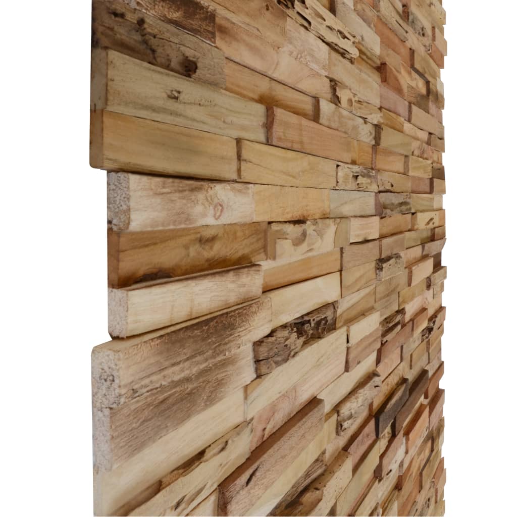 Wall Cladding Panels 10 pcs 1.03 m² Recycled Teak Wood