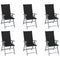 Garden Reclining Chairs 6 pcs with Cushions Solid Acacia Wood