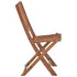 Folding Garden Chairs 6 pcs with Cushions Solid Wood Acacia