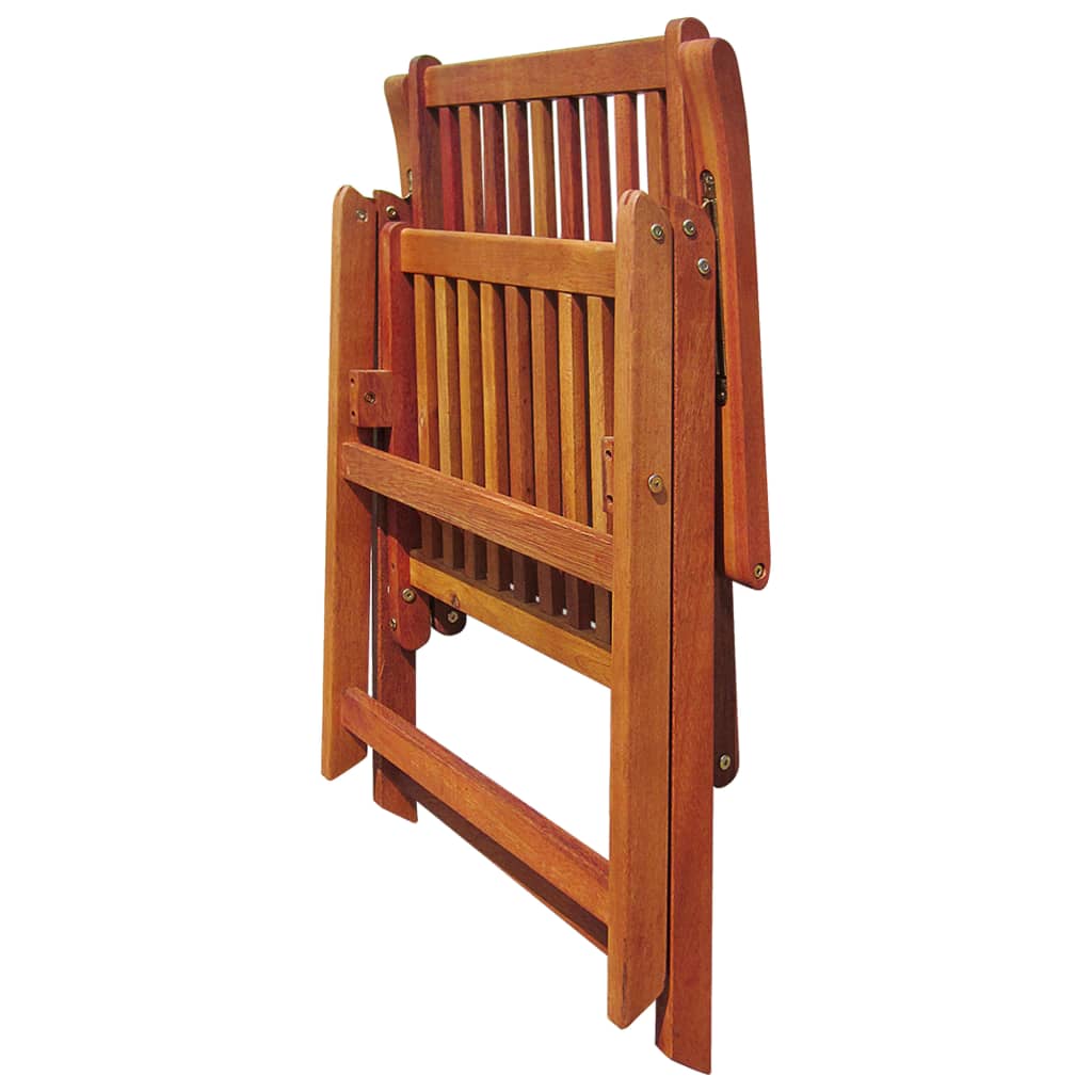 Folding Garden Chairs 4 pcs Solid Acacia Wood