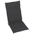 Garden Chairs 6 pcs with Anthracite Cushions Solid Teak Wood