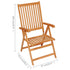 Garden Chairs 6 pcs with Grey Cushions Solid Teak Wood