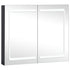 LED Bathroom Mirror Cabinet 80x12.2x68 cm