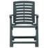 Garden Chairs 4 pcs Plastic Green