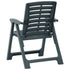 Garden Chairs 4 pcs Plastic Green