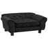 Dog Sofa Black 72x45x30 cm Plush