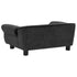 Dog Sofa Dark Grey 72x45x30 cm Plush