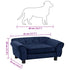 Dog Sofa Blue 72x45x30 cm Plush