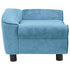 Dog Sofa Turquoise 72x45x30 cm Plush