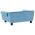 Dog Sofa Turquoise 72x45x30 cm Plush