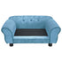 Dog Sofa Turquoise 72x45x30 cm Plush