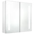 LED Bathroom Mirror Cabinet Shining White 62x14x60 cm