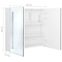 LED Bathroom Mirror Cabinet Shining White 62x14x60 cm