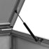 Double Wheelie Bin Shed 138x77.5x112.5 cm Stainless Steel