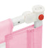 Toddler Safety Bed Rail Pink 120x25 cm Fabric