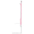 Toddler Safety Bed Rail Pink 190x25 cm Fabric