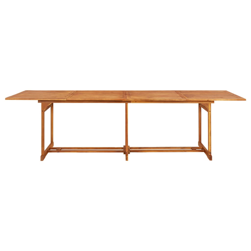 Garden Dining Table 280x90x75 cm Solid Wood Acacia