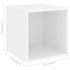 Wall Cabinets 2 pcs White 37x37x37 cm Engineered Wood