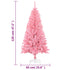 Artificial Christmas Tree with Stand Pink 120 cm PVC