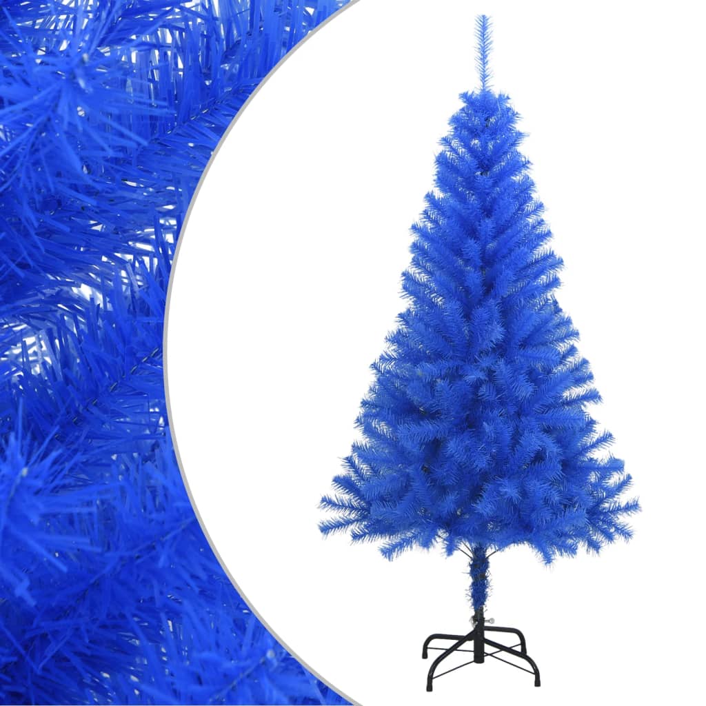 Artificial Christmas Tree with Stand Blue 120 cm PVC