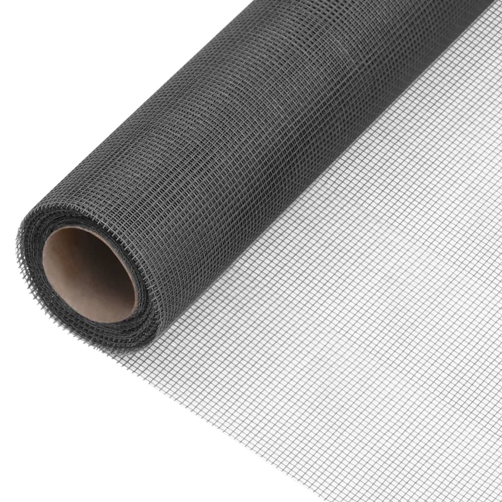 Mesh Screen Fiberglass 60x500 cm Black