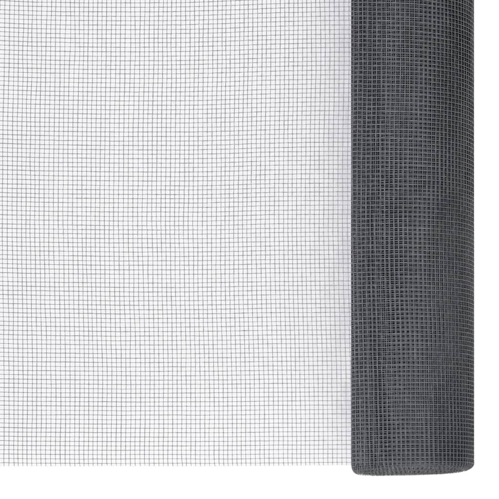 Mesh Screen Fiberglass 80x1000 cm Grey