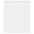 Sink Cabinet with Built-in Basin White Engineered Wood