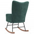 Rocking Chair Dark Green Velvet