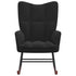 Rocking Chair Black Velvet