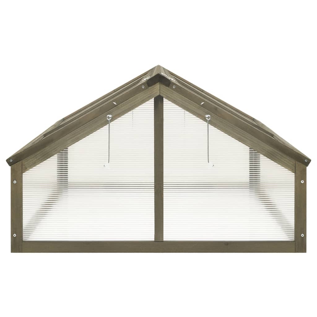 Greenhouse Grey 114x80x50 cm Firwood