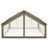 Greenhouse Grey 114x80x50 cm Firwood