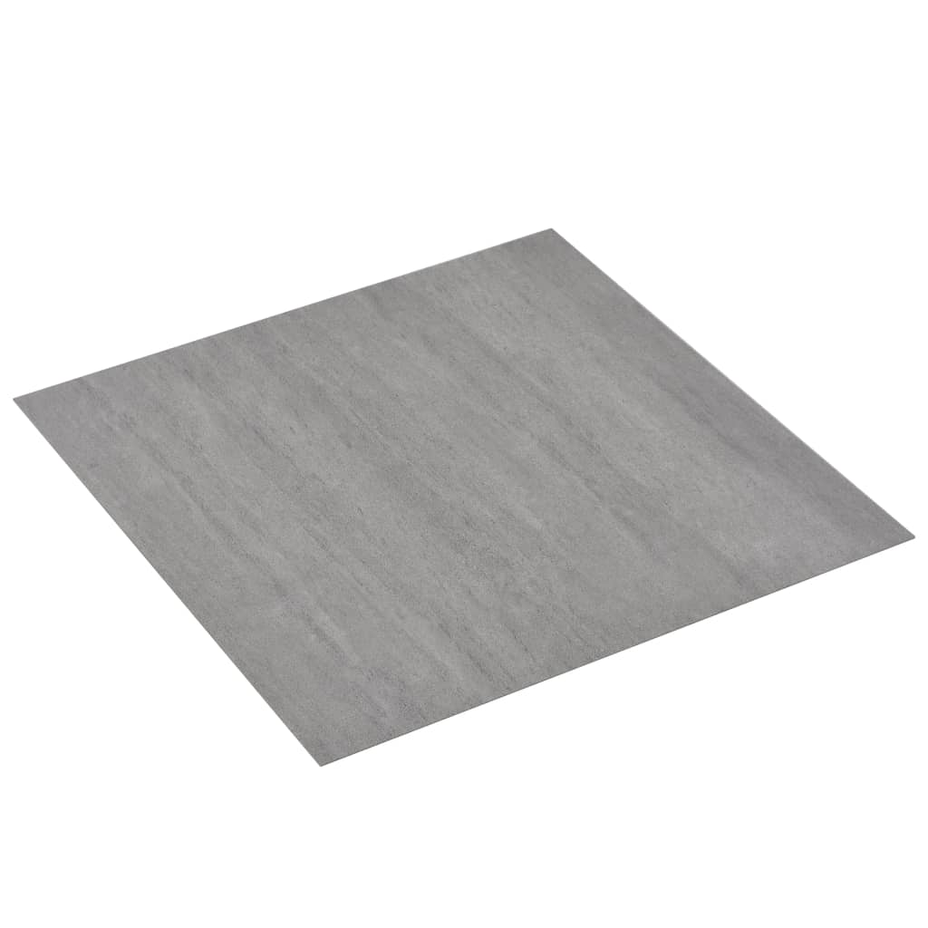 Self-adhesive Flooring Planks 20 pcs PVC 1.86 m² Grey Stippled