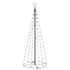 Christmas Cone Tree Cold White 100 LEDs Decoration 70x180 cm