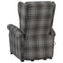 Stand up Massage Chair Grey Fabric