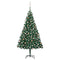 Artificial Pre-lit Christmas Tree with Ball Set Green 240 cm