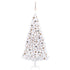 Artificial Pre-lit Christmas Tree with Ball Set LEDs 300 cm White