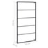 Towel Rack Black 60x10x116 cm Steel