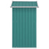 Garden Shed Green 126x97.5x177 cm Galvanised Steel