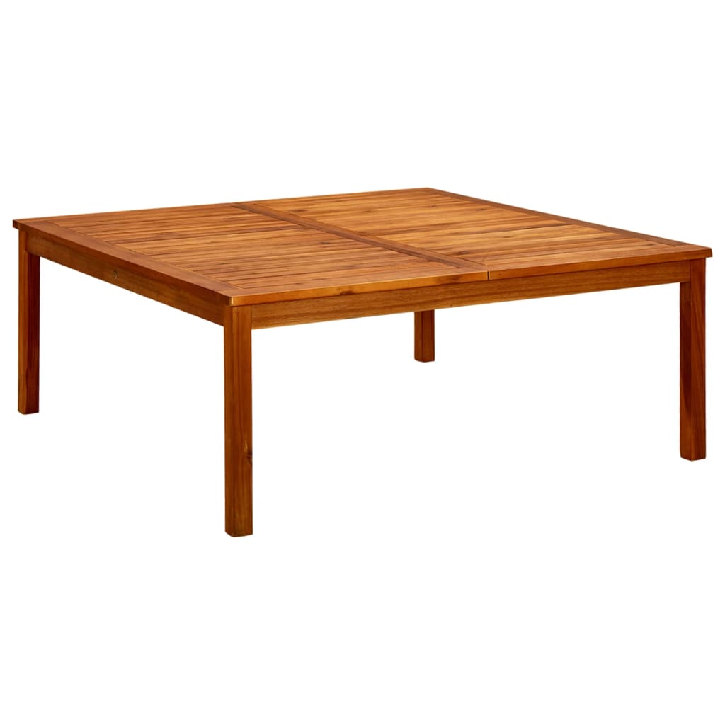 Garden Coffee Table 110x110x45 cm Solid Acacia Wood