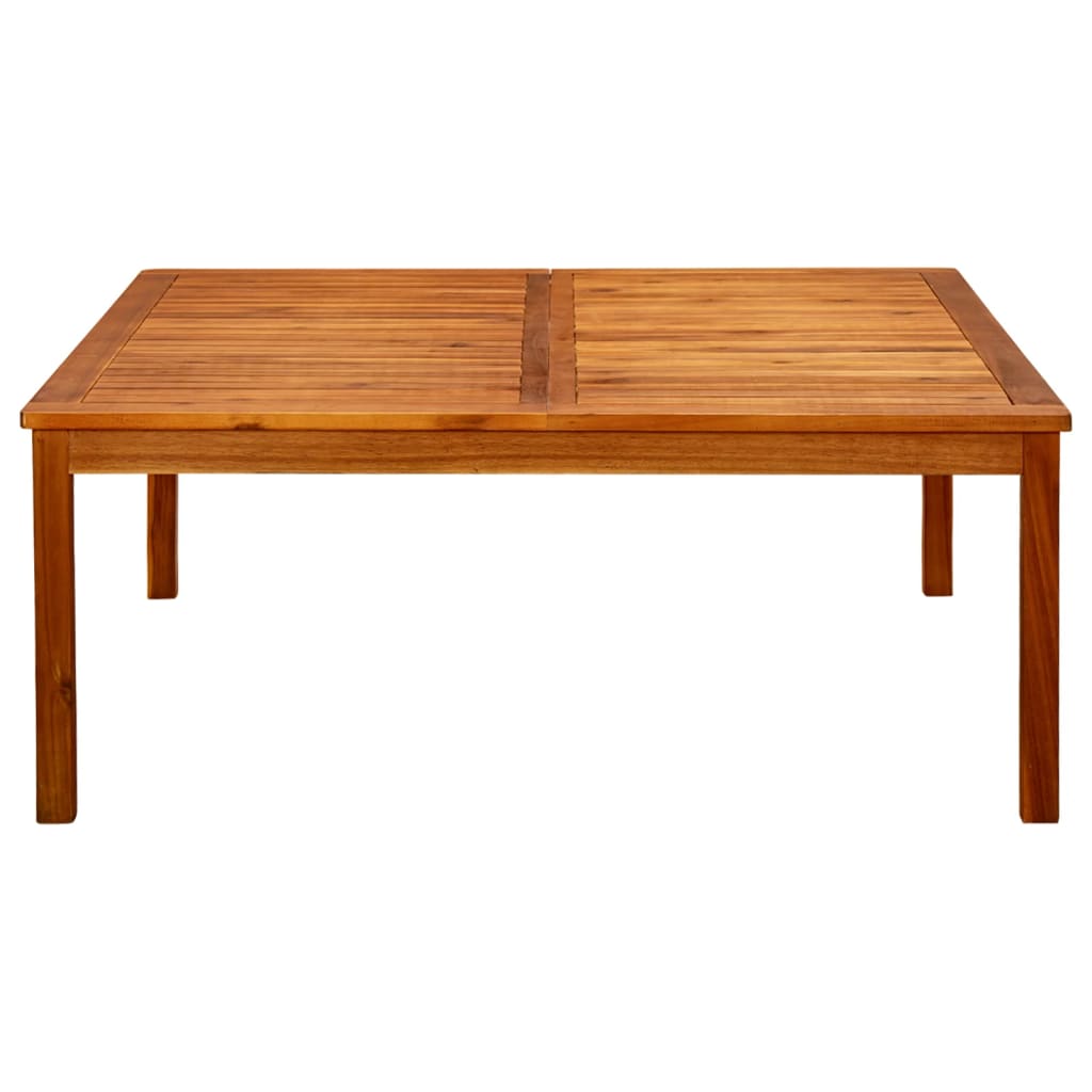 Garden Coffee Table 110x110x45 cm Solid Acacia Wood