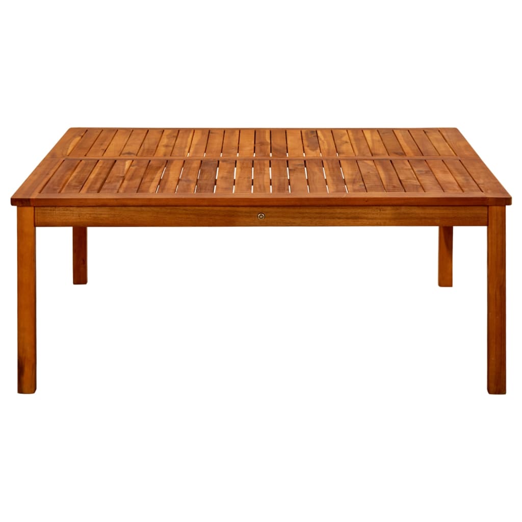 Garden Coffee Table 110x110x45 cm Solid Acacia Wood